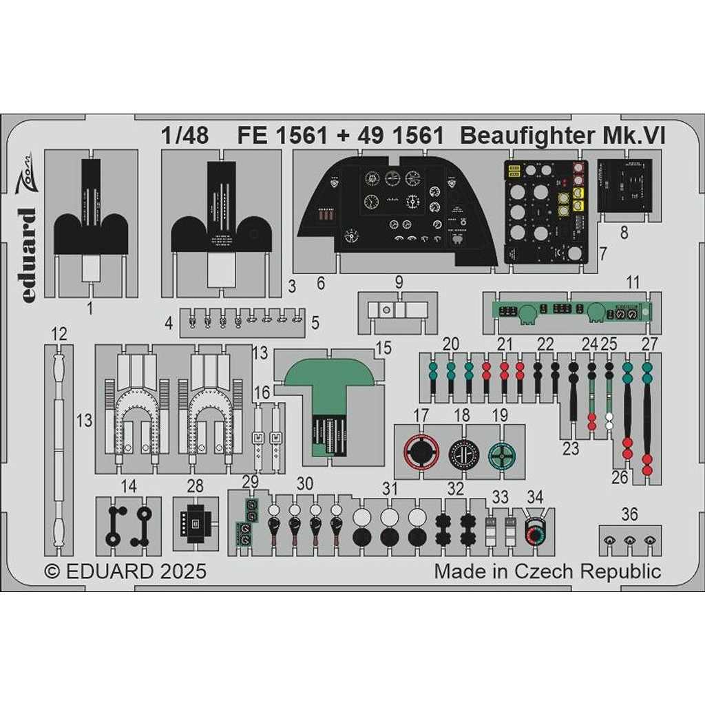 �ڿ����ʡ�FE1561 ������ 1/48 �֥ꥹ�ȥ� �ܡ��ե������� Mk.VI �����२�å��󥰥ѡ��� (��٥���)