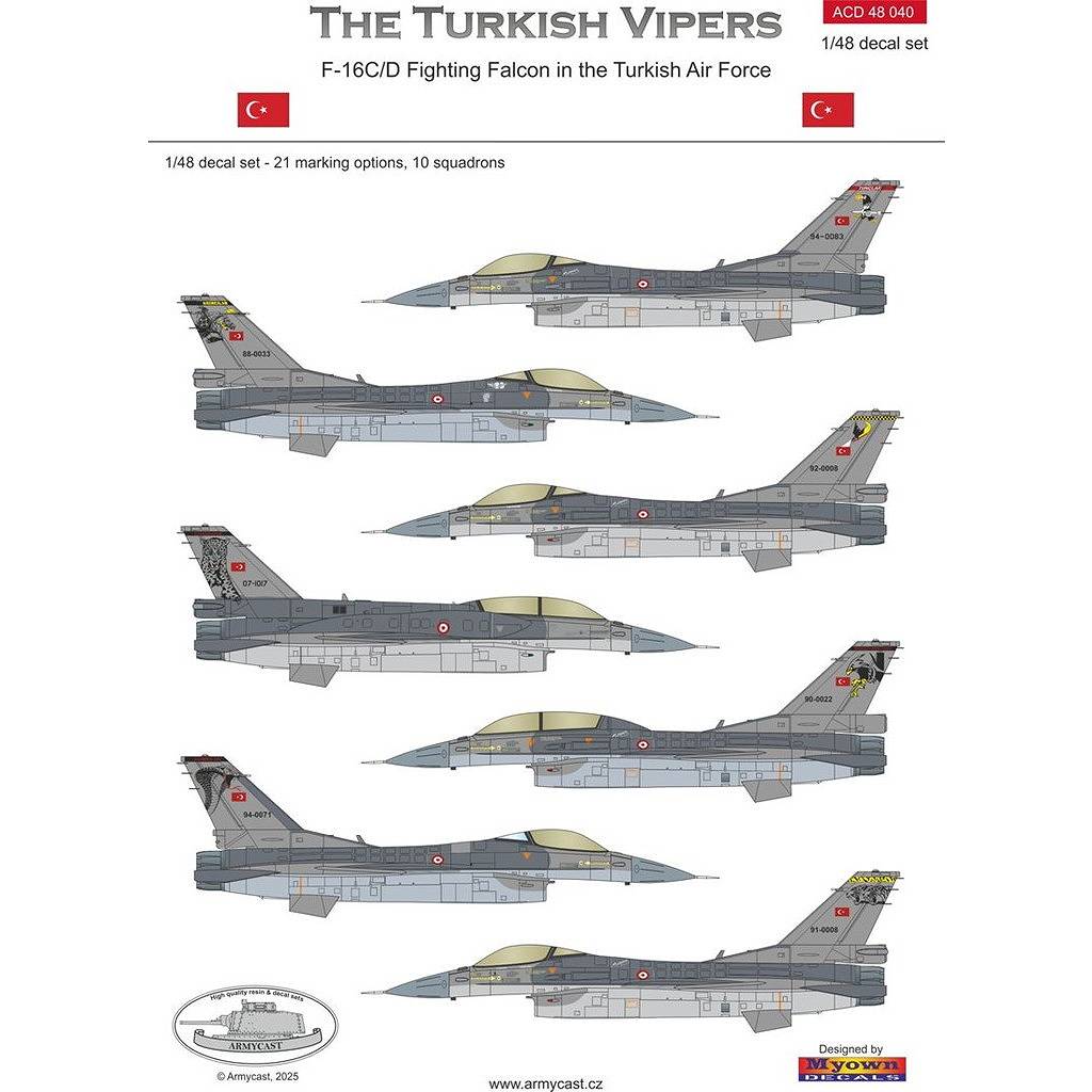 ACD48040 1/48 F-16C/D ファイティングファルコン トルコ空軍