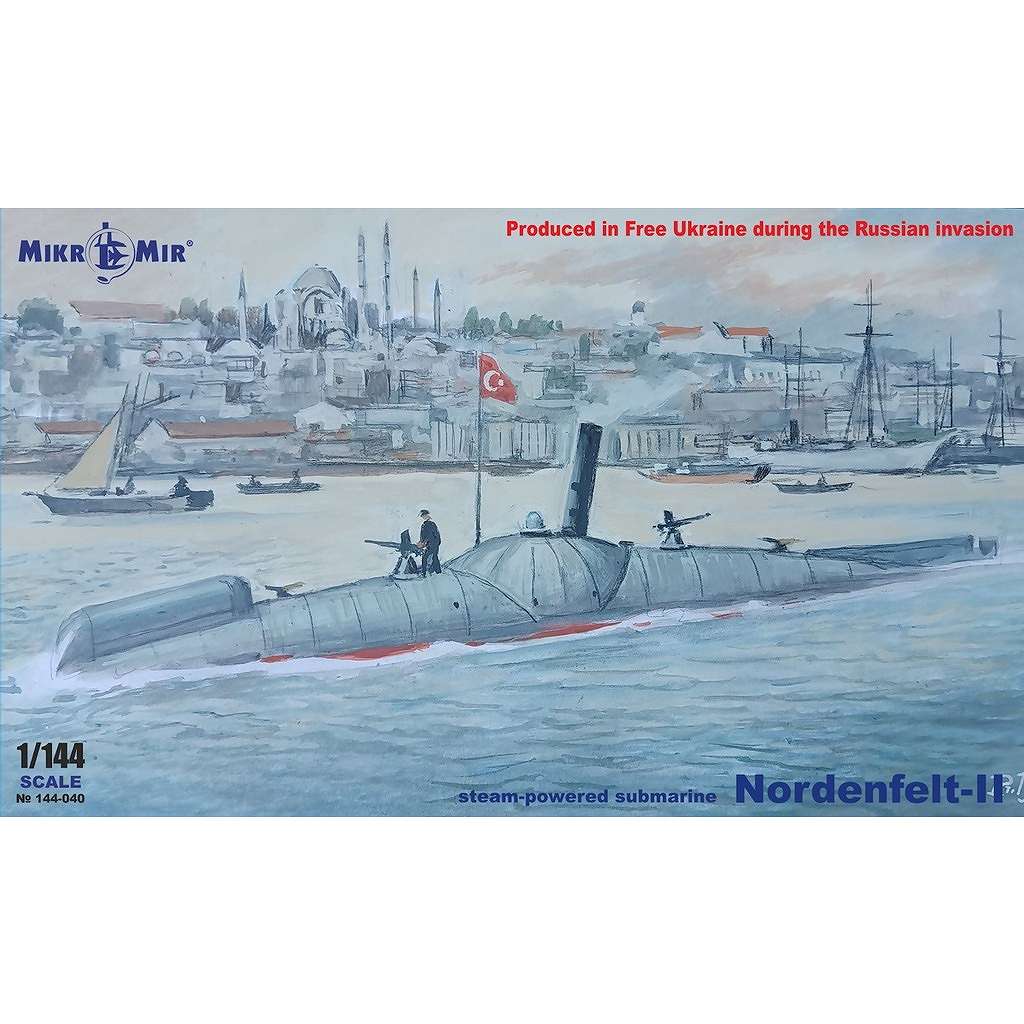 144-040 1/144 ノルデンフェルト-II 蒸気推進潜水艦 | ミクロミル