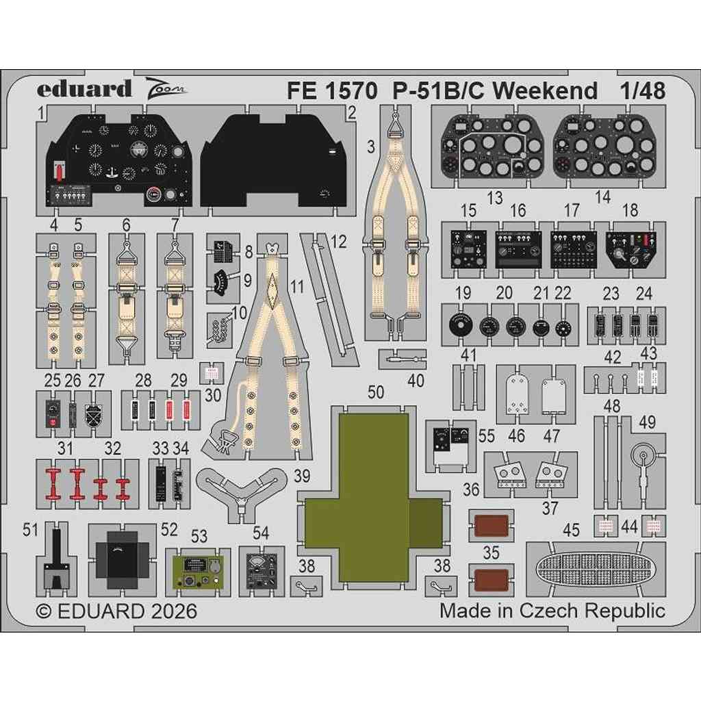 �ڿ����ʡ�FE1570 ������ 1/48 P-51B/C ������������ɥ��ǥ������ �����२�å��󥰥ѡ���(���ǥ奢�����)