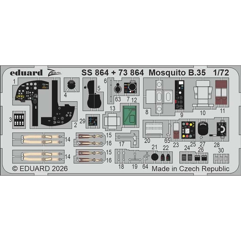 �ڿ����ʡ�SS864 ������ 1/72 D.H.�⥹������ B.35 �����२�å��󥰥ѡ���(�����ե��å�����)