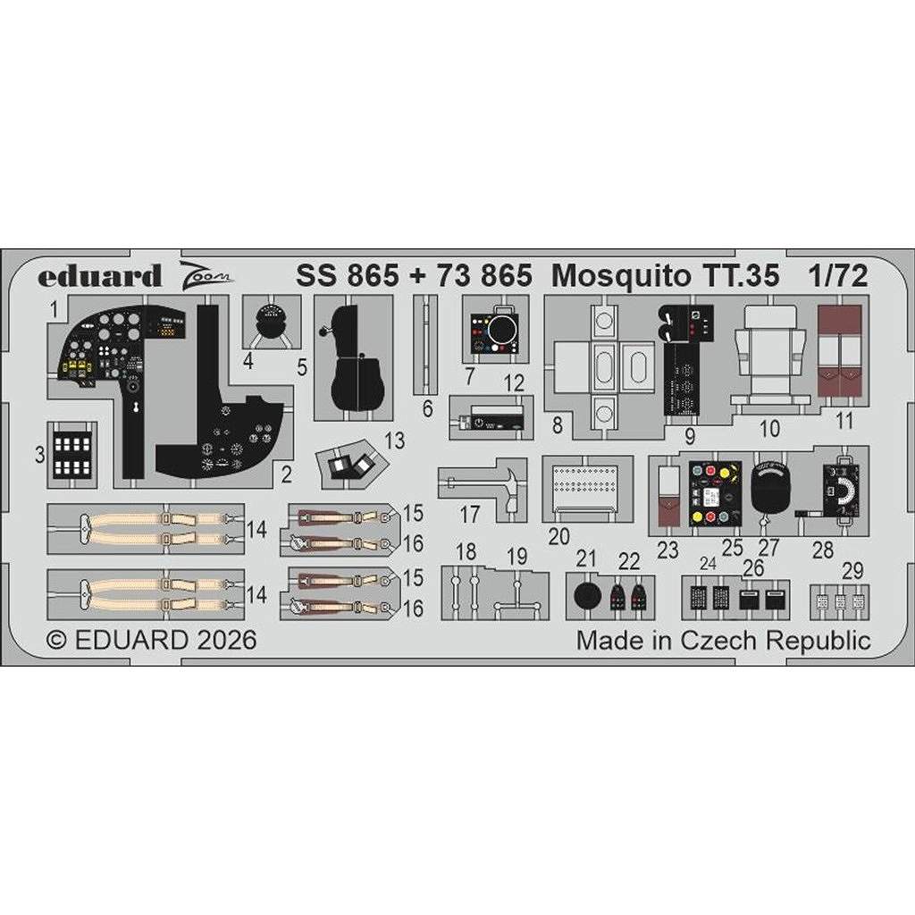 �ڿ����ʡ�SS865 ������ 1/72 D.H.�⥹������ TT.35 �����२�å��󥰥ѡ���(�����ե��å�����)