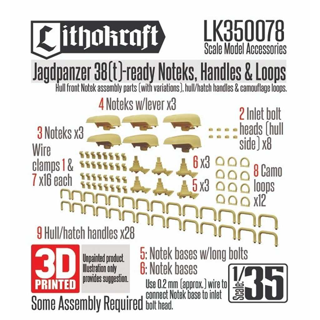 �ڿ����ʡ�LK35078 1/35 WWII �ɥ��� �������38(t) �إåĥ��� �Υƥå��饤��/��ü�/����������롼�ץ��å�