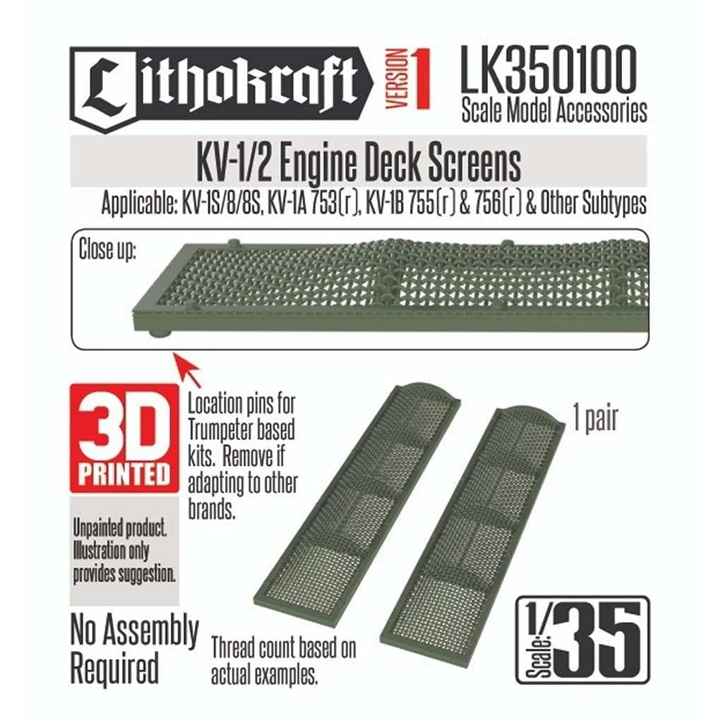 �ڿ����ʡ�LK35100 1/35 WWII Ϫ/�� KV-1/2����� ���ؼ������ Ver.1(2����)