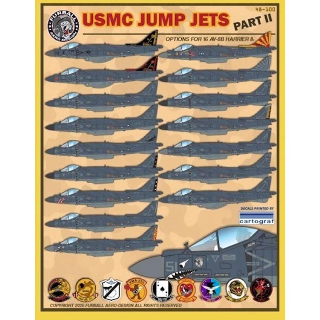 新製品】48-100 アメリカ海兵隊 AV-8B ハリアーII Pt.2 | ファーボール