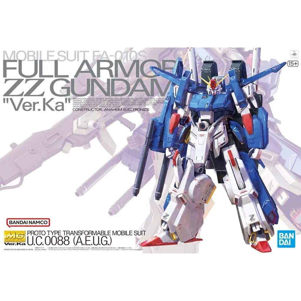 カ*ナ様 【ジャンク】【ガンプラ】1/100 MG フルアーマーZZ 素組み完成 MG 1/100 フルアーマーZZガンダム Ver.Ka | バンダイ BANDAI