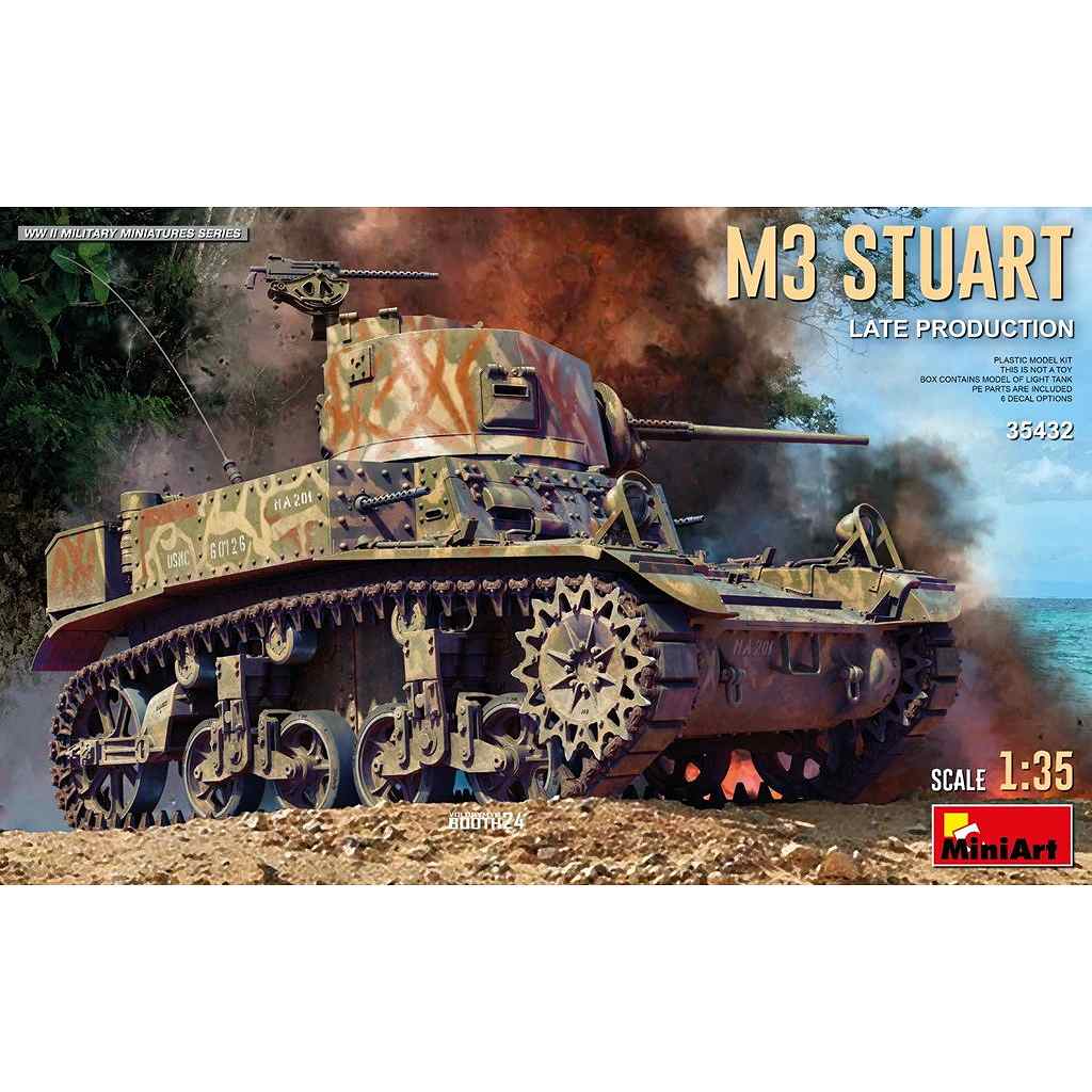 35432 1/35 M3 スチュアート軽戦車 後期生産型 | ミニアート MiniArt