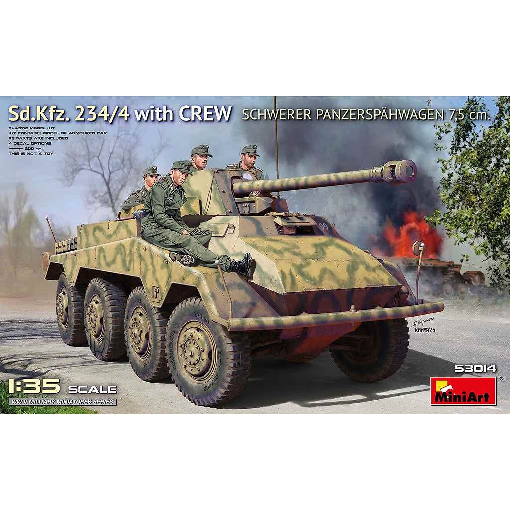 �ڿ����ʡ�53014 1/35 Sd.Kfz. 234/4 �������廡�� 7.5cmˤ��� w/���롼