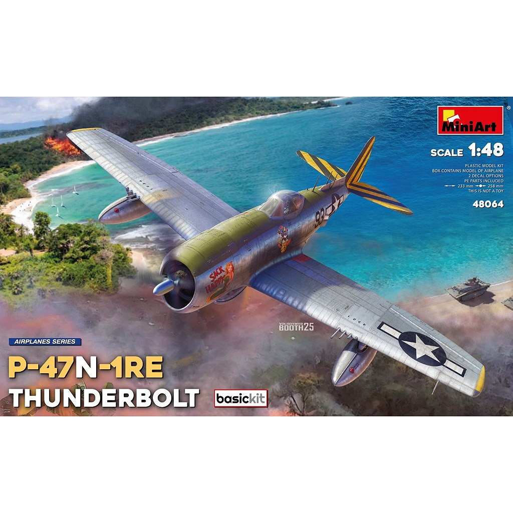 48064 1/48 P-47N-1RE サンダーボルト (ベーシックキット) | ミニ