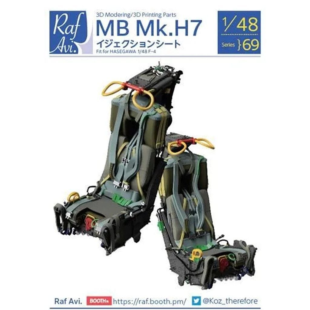 Raf Avi.4869 1/48 MB Mk.H7イジェクションシート（ハセガワ・F-4E/EJ