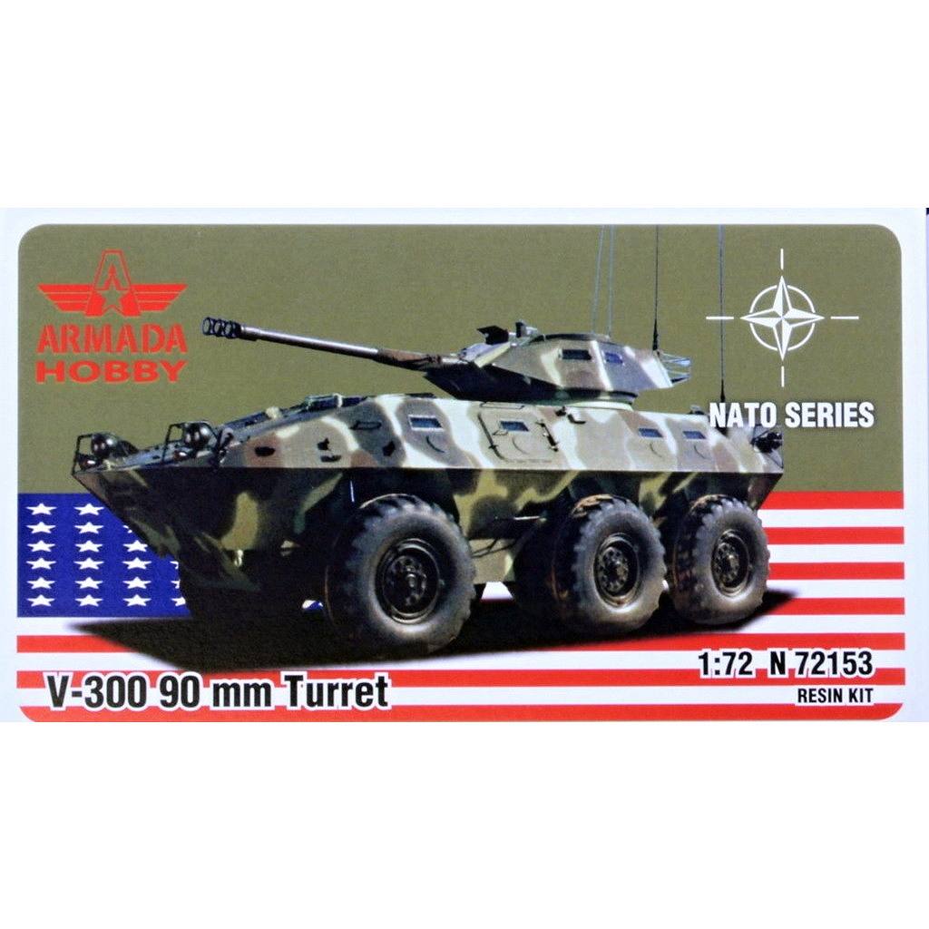 新製品】M72153 1/72 アメリカ キャデラック・ゲージ V-300 90mm砲塔型