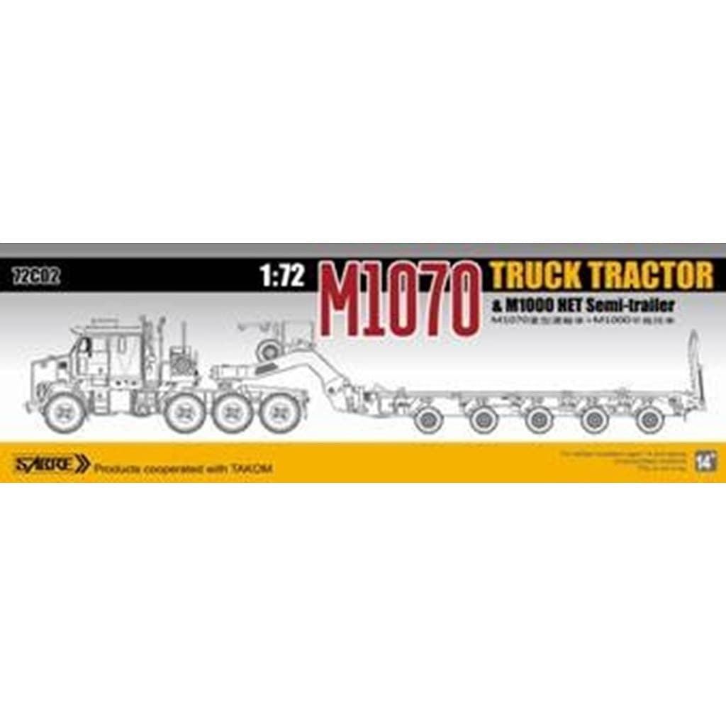 新製品】セイバーモデル 72C02 M1070 トラック トラクター & M1000 HET