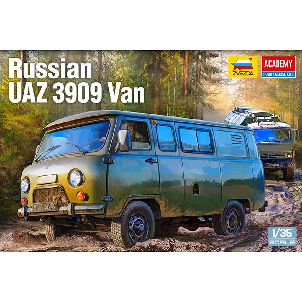 13552 1/35 ロシア UAZ 3909 バン | アカデミー ACADEMY | AFV,大戦後