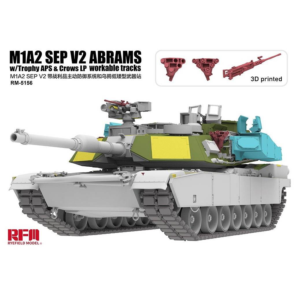 5156 1/35 M1A2 SEP V2 �����֥�ॹ w/�ȥ��ե���APS��CROWS LP & ��ư������