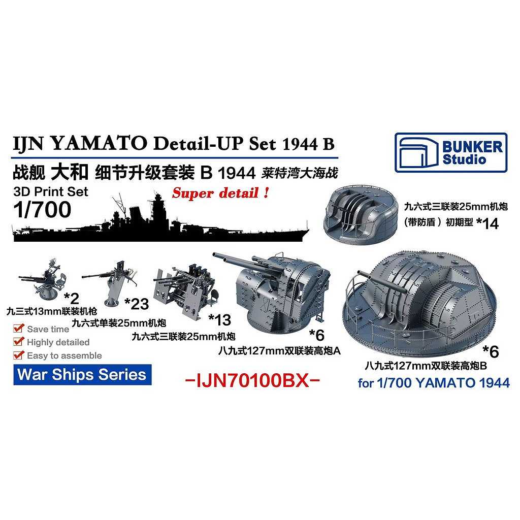 S700005 日本海軍 戦艦 大和 最終時スーパーディテール(ピットロードW