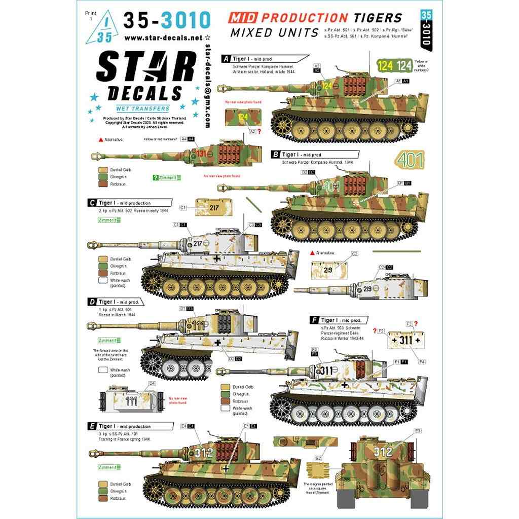 35-3010 1/35 WWII �ɥ��� ��������I���������� ��501���������/��502���������/�ե�����������/�١��������Ϣ��/��501SS���������