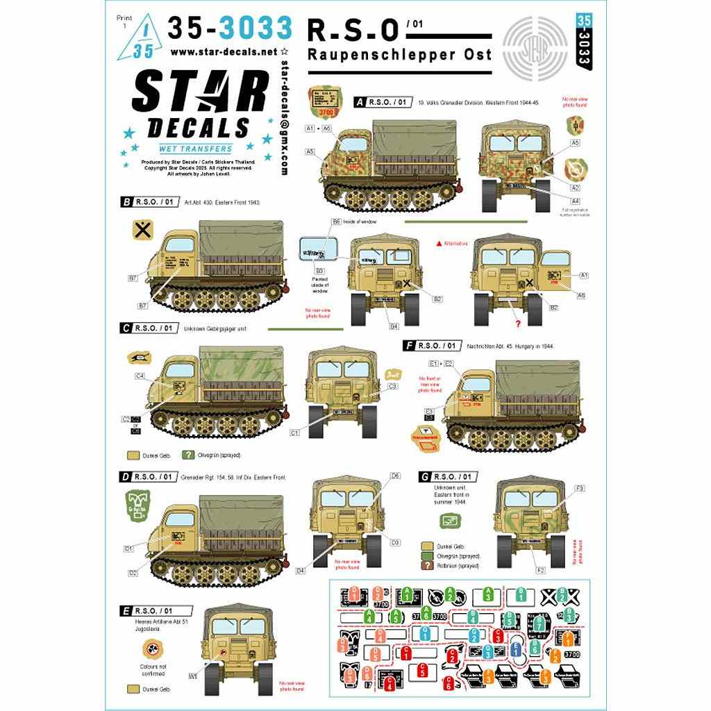 35-3033 1/35 WWII �ɥ��� RSO/01 ���奿���䡼�������������Ӽ�������
