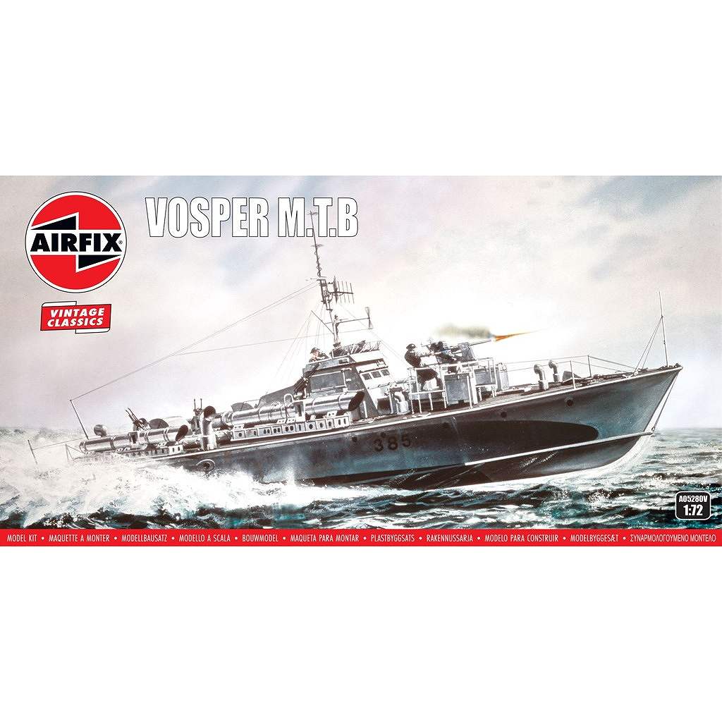 A05280V 1/72 ヴォスパー モーター魚雷艇 | エアフィックス AIRFIX