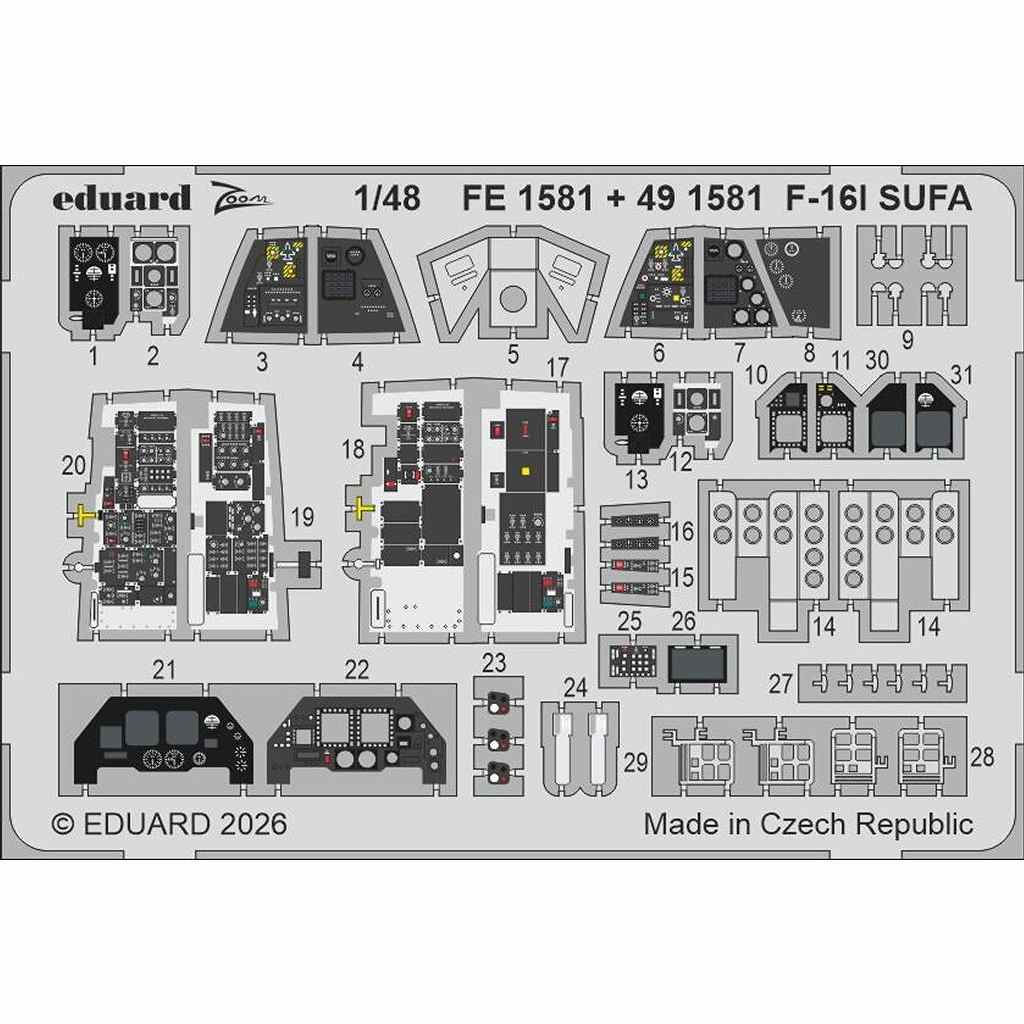 �ڿ����ʡ�FE1581 ������ 1/48 F-16I �����२�å��󥰥ѡ��� (���졼�ȥ���������)