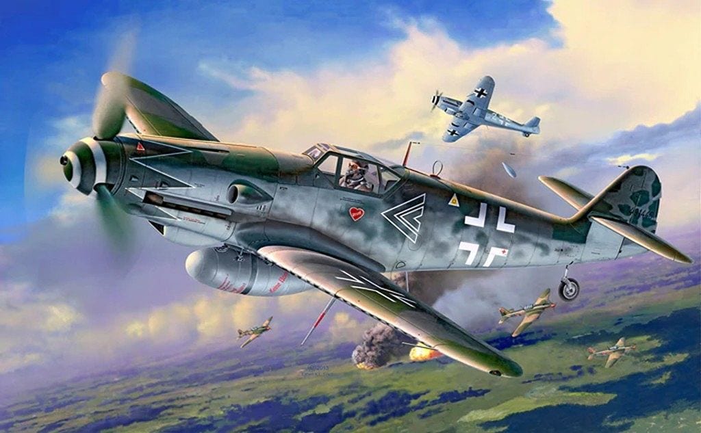 新製品】03752 メッサーシュミット Bf109G-10 'Erla' | ドイツレベル