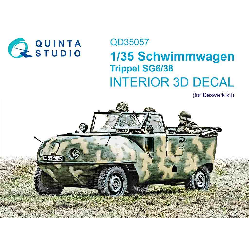 �ڿ����ʡ�QD35057 1/35 ����ӥ����� �ȥ�åڥ� SG6/38 ���顼����3D�ǥ����� (�����������륯��)