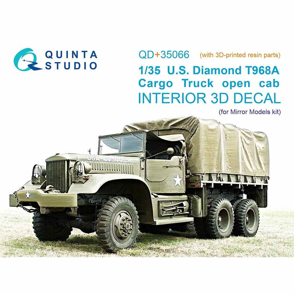 �ڿ����ʡ�QD+35066 1/35 ��������� T 968A �������ȥ�å� �����ץ󥭥�� �������顼3D�ǥ�����(�ߥ顼��ǥ���) (3D�ץ������ѡ�����)