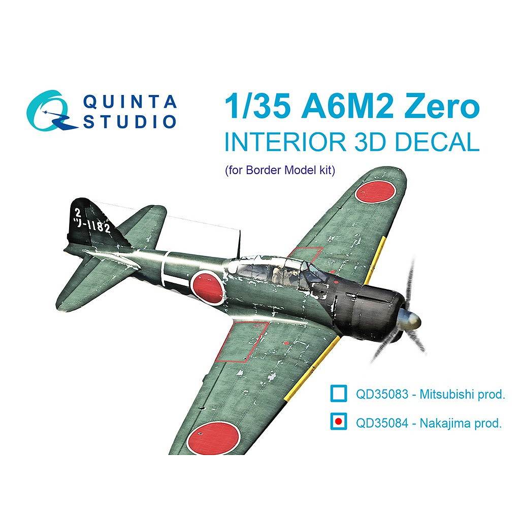 �ڿ����ʡ�QD35084 1/35 ��ɩ A6M2 �����Ͼ���Ʈ�� ��췿 ���������� �������顼3D�ǥ�����(�ܡ�������ǥ���)
