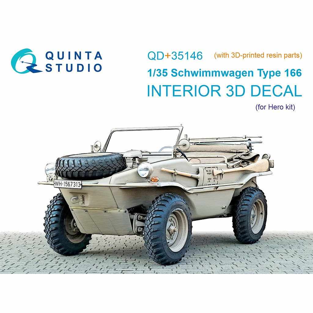 �ڿ����ʡ�QD+35146 1/35 ����ӥ����� ������166 �������顼3D�ǥ�����(�ҡ������ۥӡ����å���) (3D�ץ������ѡ�����)