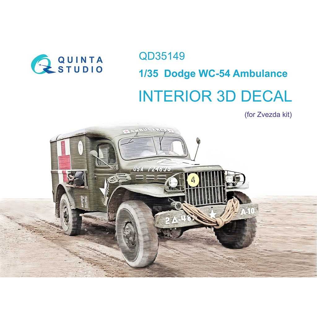 �ڿ����ʡ�QD35149 1/35 ���å� WC-54 �ߵ޼� �������顼3D�ǥ�����(���٥�����)