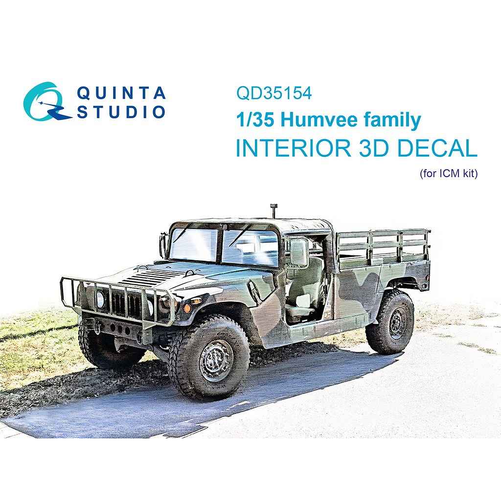 �ڿ����ʡ�QD35154 1/35 �ϥ�ӡ��ե��ߥ꡼ �������顼3D�ǥ�����(ICM��)