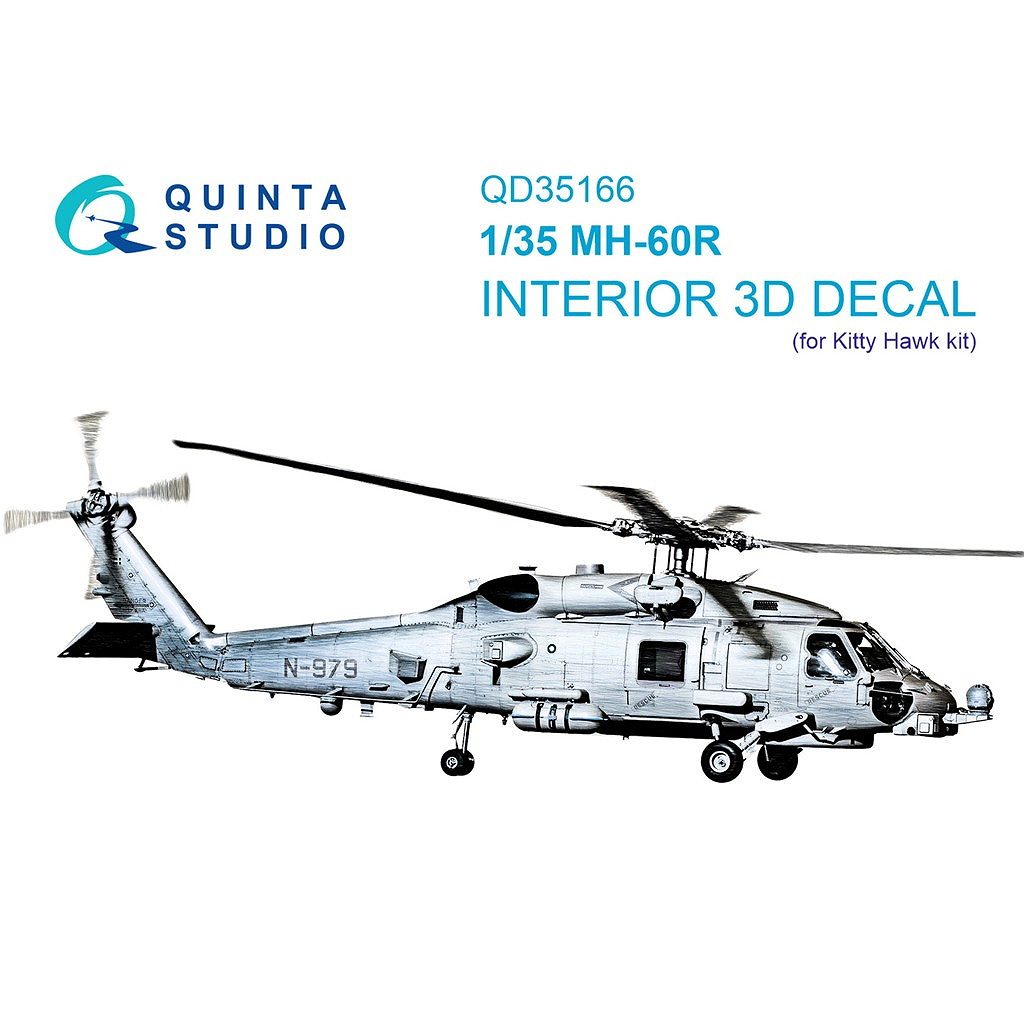�ڿ����ʡ�QD35166 1/35 �����륹���� MH-60R �����ۡ��� �������顼3D�ǥ�����(���ƥ��ۡ�����)