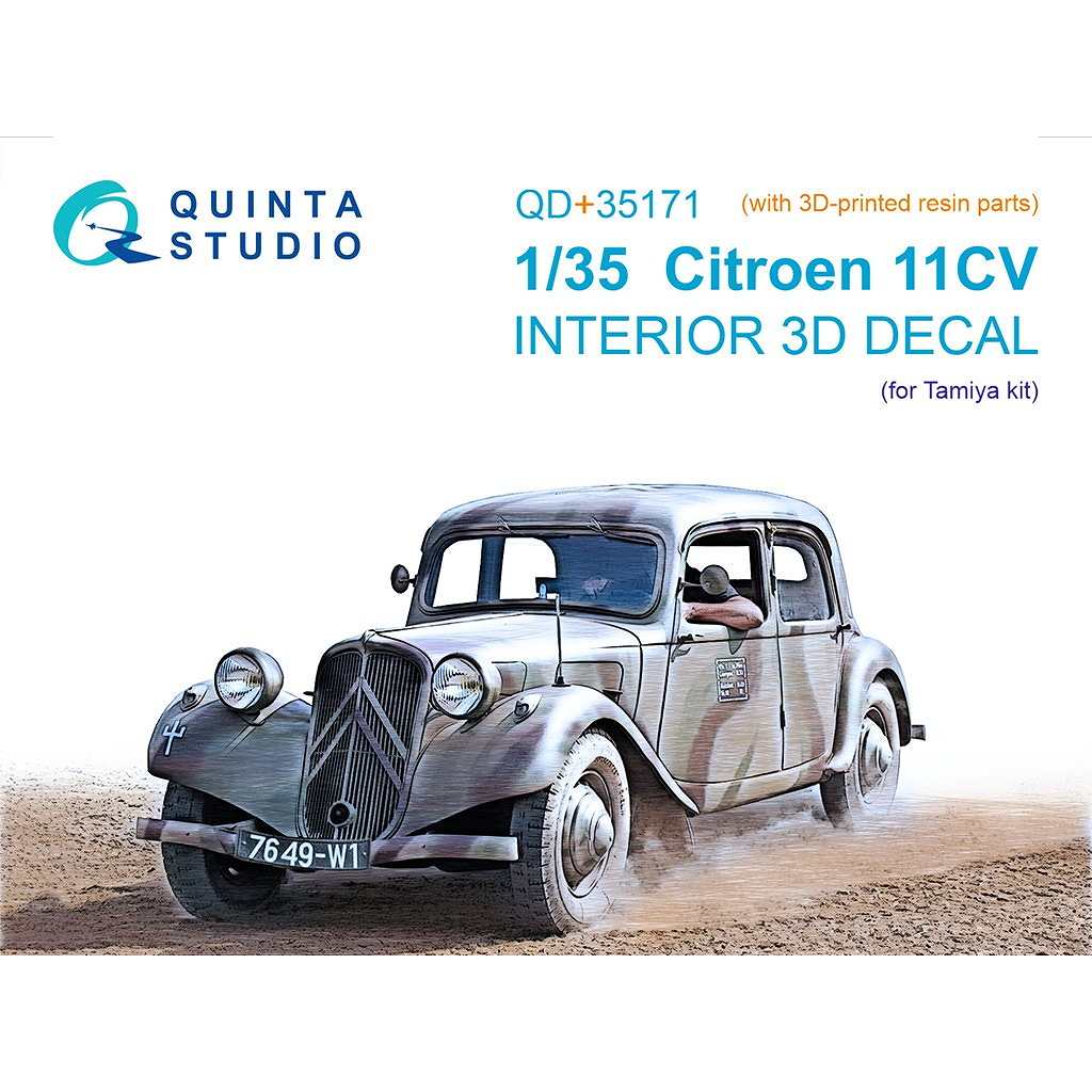 �ڿ����ʡ�QD+35171 1/35 ���ȥ����� 11CV �������顼3D�ǥ�����(���ߥ���) (3D�ץ������ѡ�����)