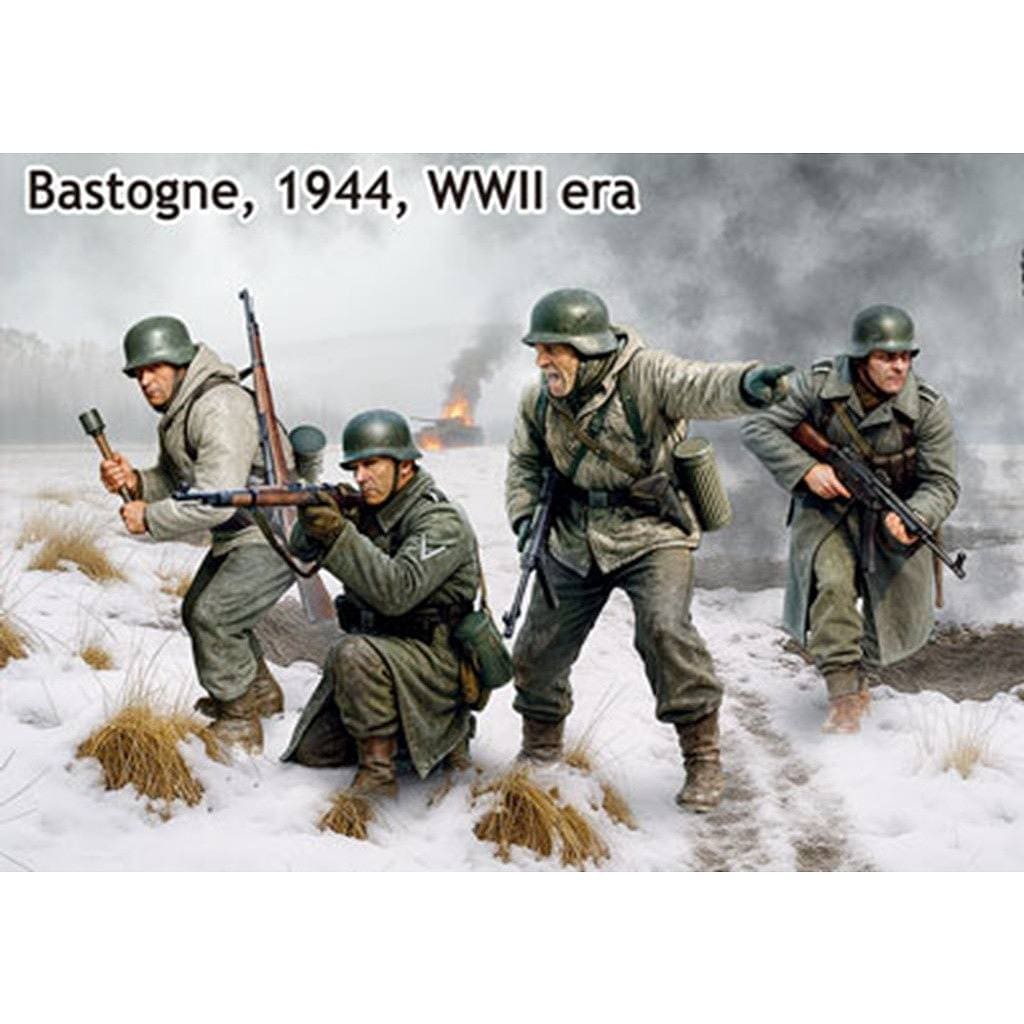 新製品】35254 独 国防軍歩兵4体 バストーニュ1944年12月 | マスター