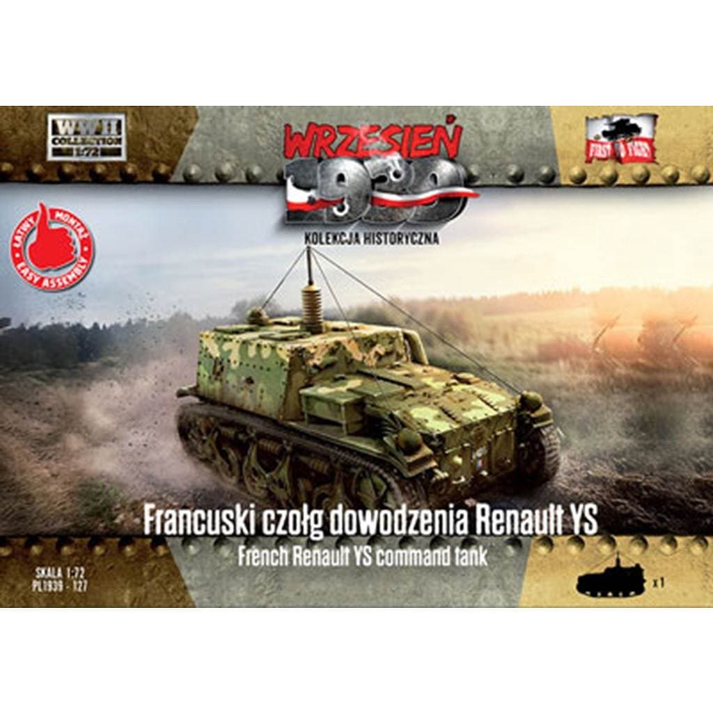 新製品】72127 仏 ルノーYS無線機搭載指揮戦車 | FTF FIRST TO FIGHT