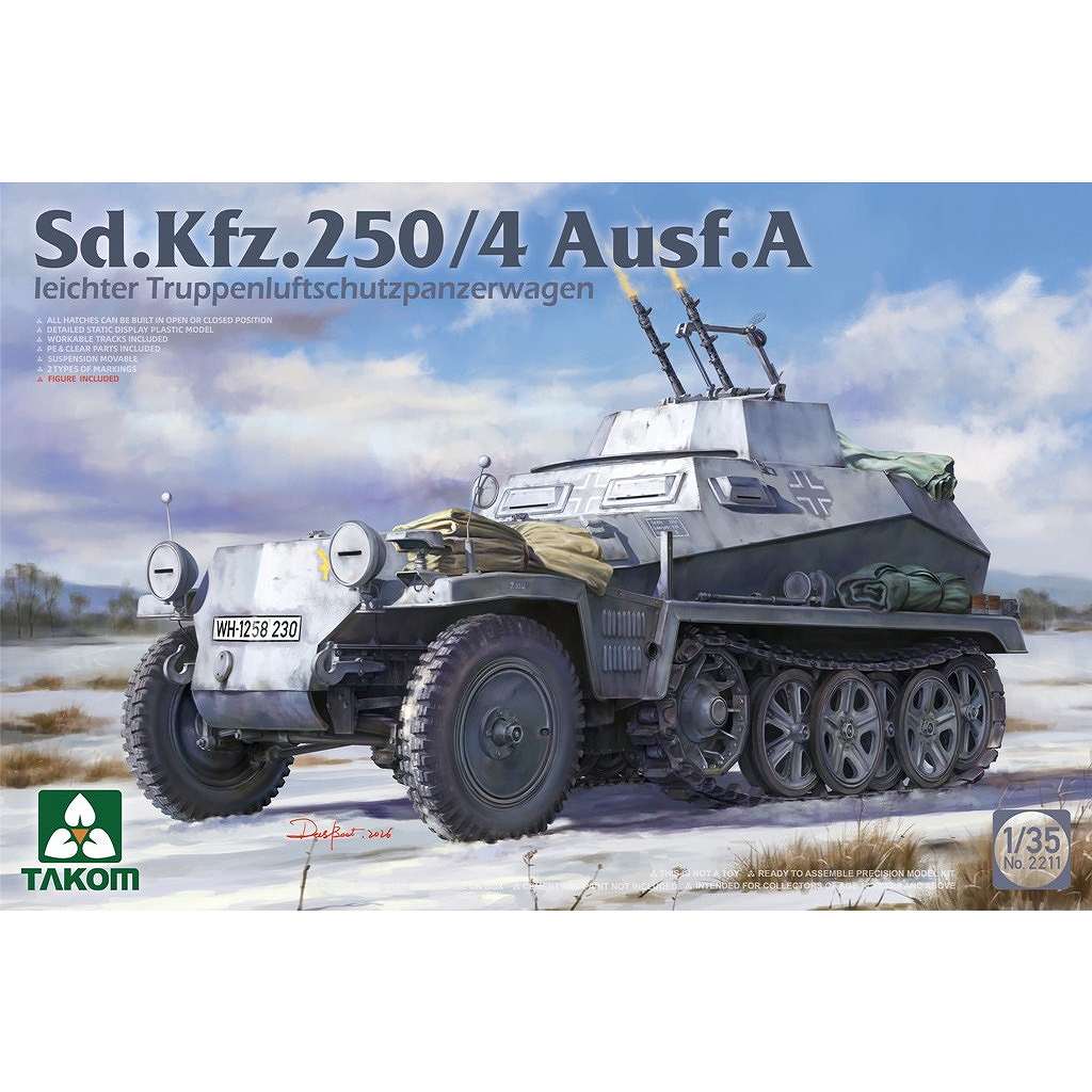 �ڿ����ʡ�2211 1/35 Sd.Kfz.250/4 A�� ���ж�����ʼ��͢����