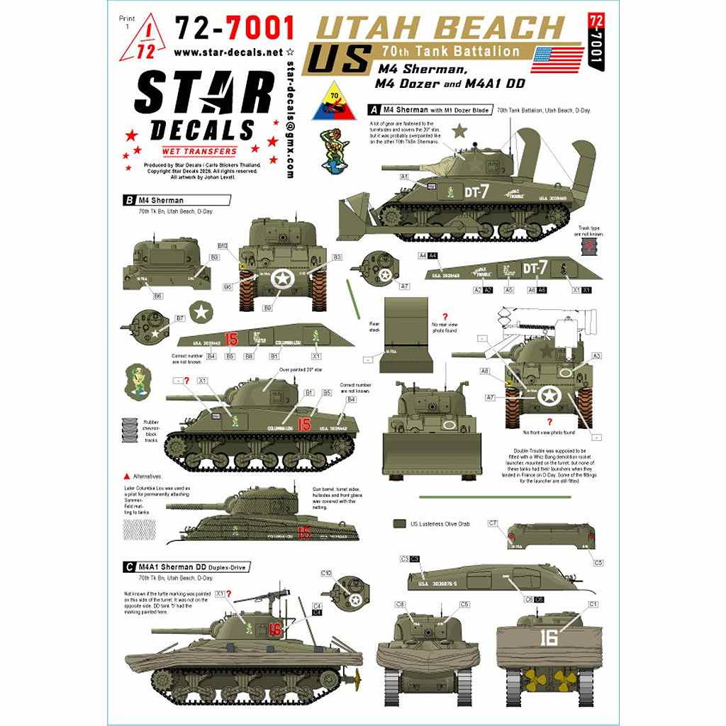 �ڿ����ʡ�72-7001 1/72 WWII ����ꥫ �楿�ӡ�����70��������M4���㡼�ޥ���� M4/M4�ɡ�����/M4A1 DD