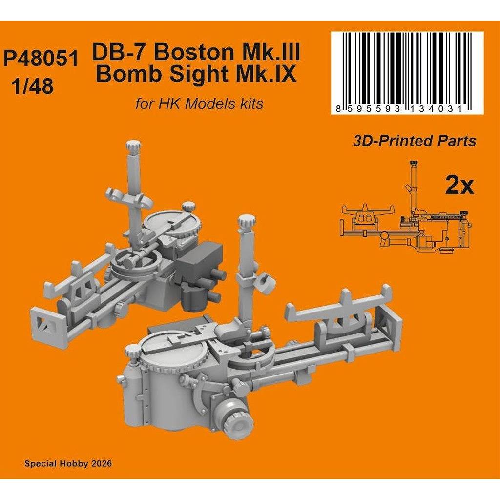 新製品】P48051 1/48 DB-7 ボストン Mk.III Mk.IX 爆撃照準器 (2個入