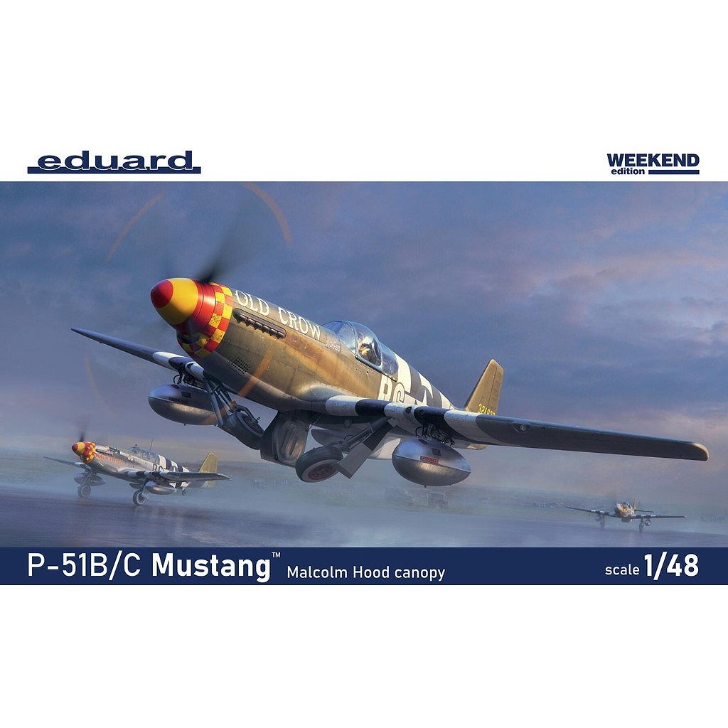 �ں����١�84214 1/48 �Ρ�������ꥫ�� P-51B/C �ޥ����� �ޥ륳��ա��� ������������ɥ��ǥ������