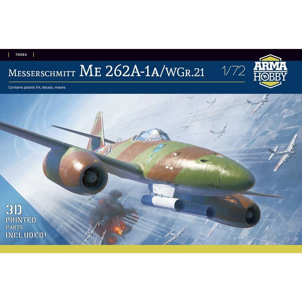 新製品】70084 1/72 メッサーシュミット Me262A-1a w/WGr.21ロケット
