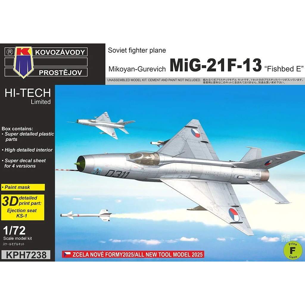�ڿ����ʡ�KPH7238 1/72 MiG-21F-13 �ϥ��ƥå����å�