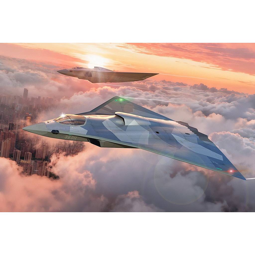新製品】01689 1/72 中国人民解放軍空軍 J-36 | トランペッター