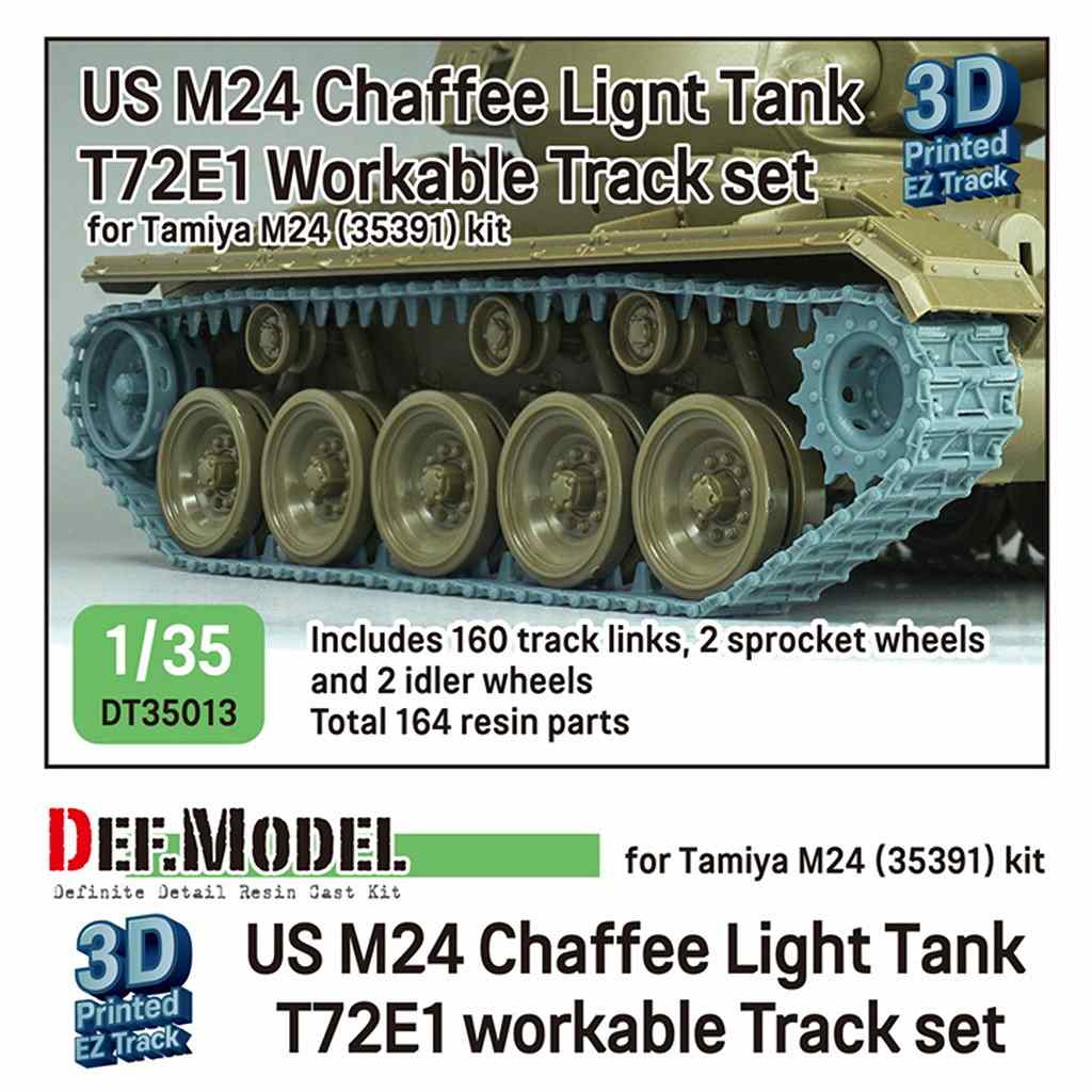 ��ͽ��������DT35013 1/35 ����ꥫ M24 ���㡼�ե��� T72E1 ��ư���ӥ��å�