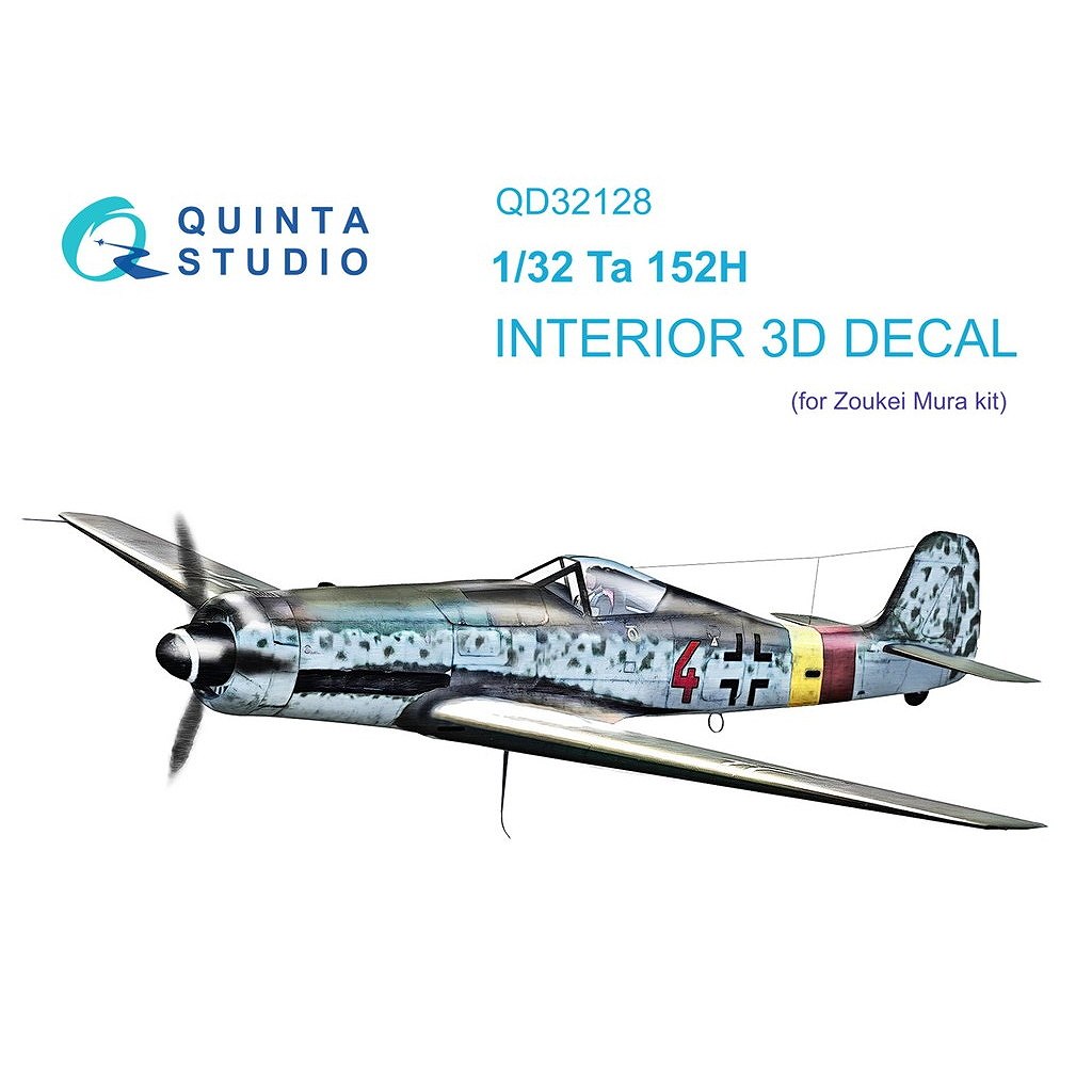 �ں����١�QD32128 1/32 �ե��å������ Ta152 �������顼3D�ǥ�����(¤��¼��)