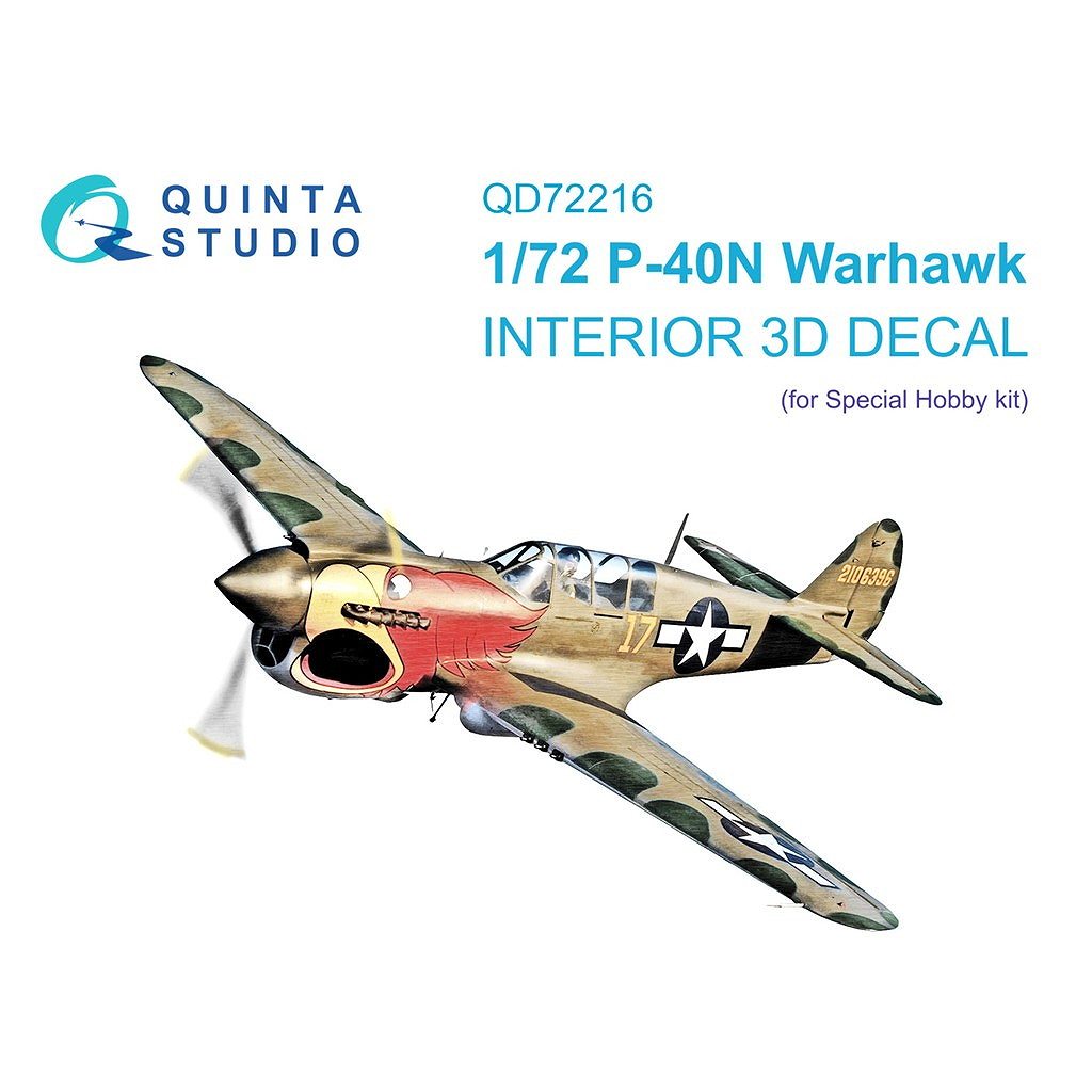 �ڿ����ʡ�QD72216 1/72 �������� P-40N �������ۡ��� �������顼3D�ǥ����� (���ڥ����ۥӡ���)