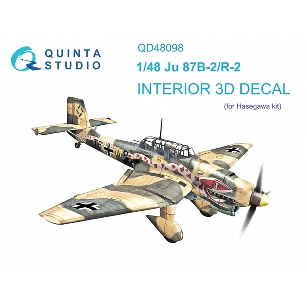 �ڿ����ʡ�QD48098 1/48 ��󥫡��� Ju87B-2/R-2 ���ġ��� ����3D�ǥ����� (�ϥ�������)