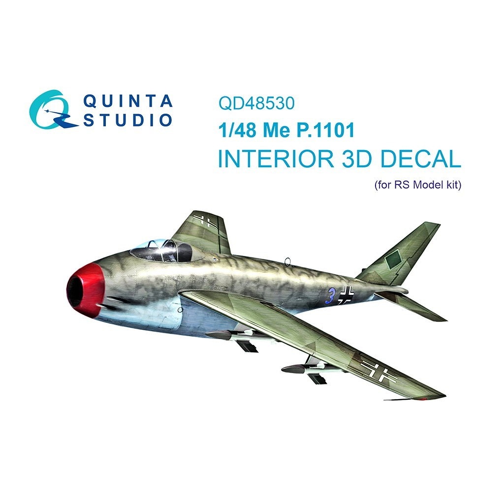 �ڿ����ʡ�QD48530 1/48 ��å�������ߥå� P.1101 �������顼3D�ǥ����� (RS��ǥ���)