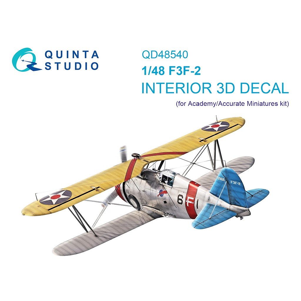 �ڿ����ʡ�QD48540 1/48 ����ޥ� F3F-2 �ե饤�󥰥Х�� �������顼3D�ǥ����� (�����ǥߡ�/������쥤����)