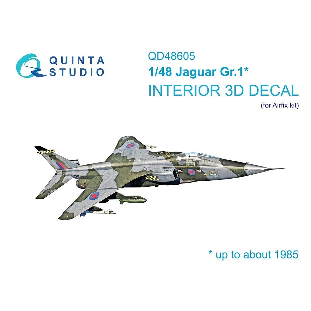 【新製品】QD48605 1/48 セペキャット ジャギュア Gr.1 内装カラー3Dデカール (エアフィックス用)