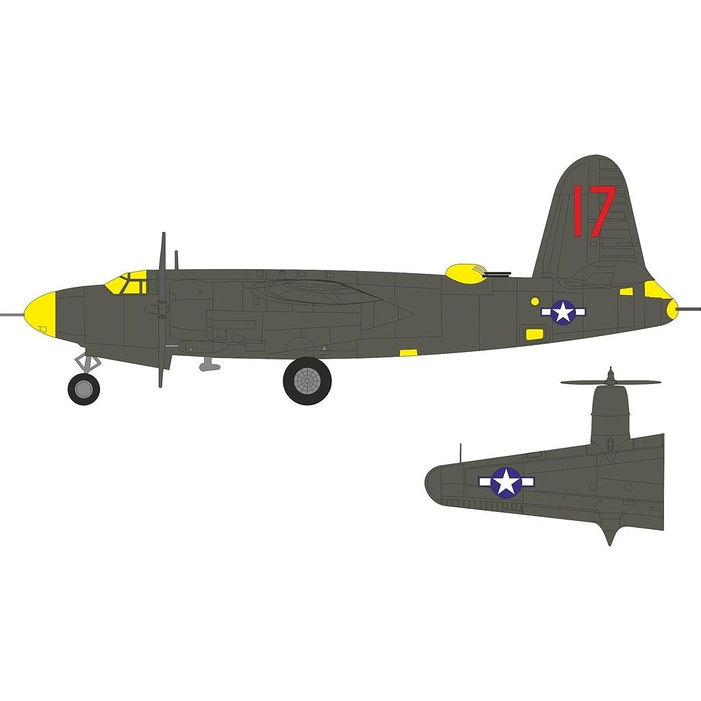 EX1189 1/48 �ޡ��ƥ��� B-26C-45 �ޥ������� ���ҥޡ��� & ����ޡ��������ޥ��������� (ICM��)