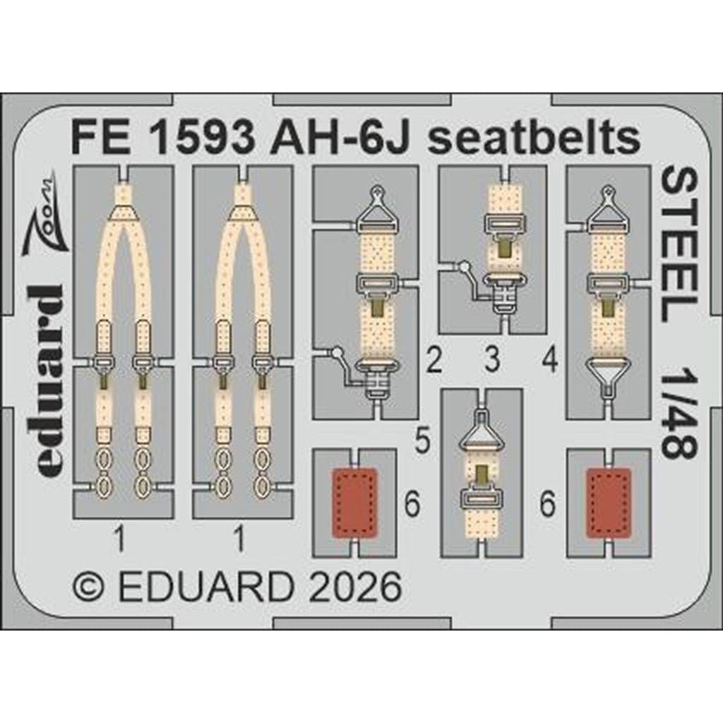 �ڿ����ʡ�FE1593 ������ 1/48 AH-6J ��ȥ�С��� �����ȥ٥�� (���ƥ�쥹��) (ICM��)